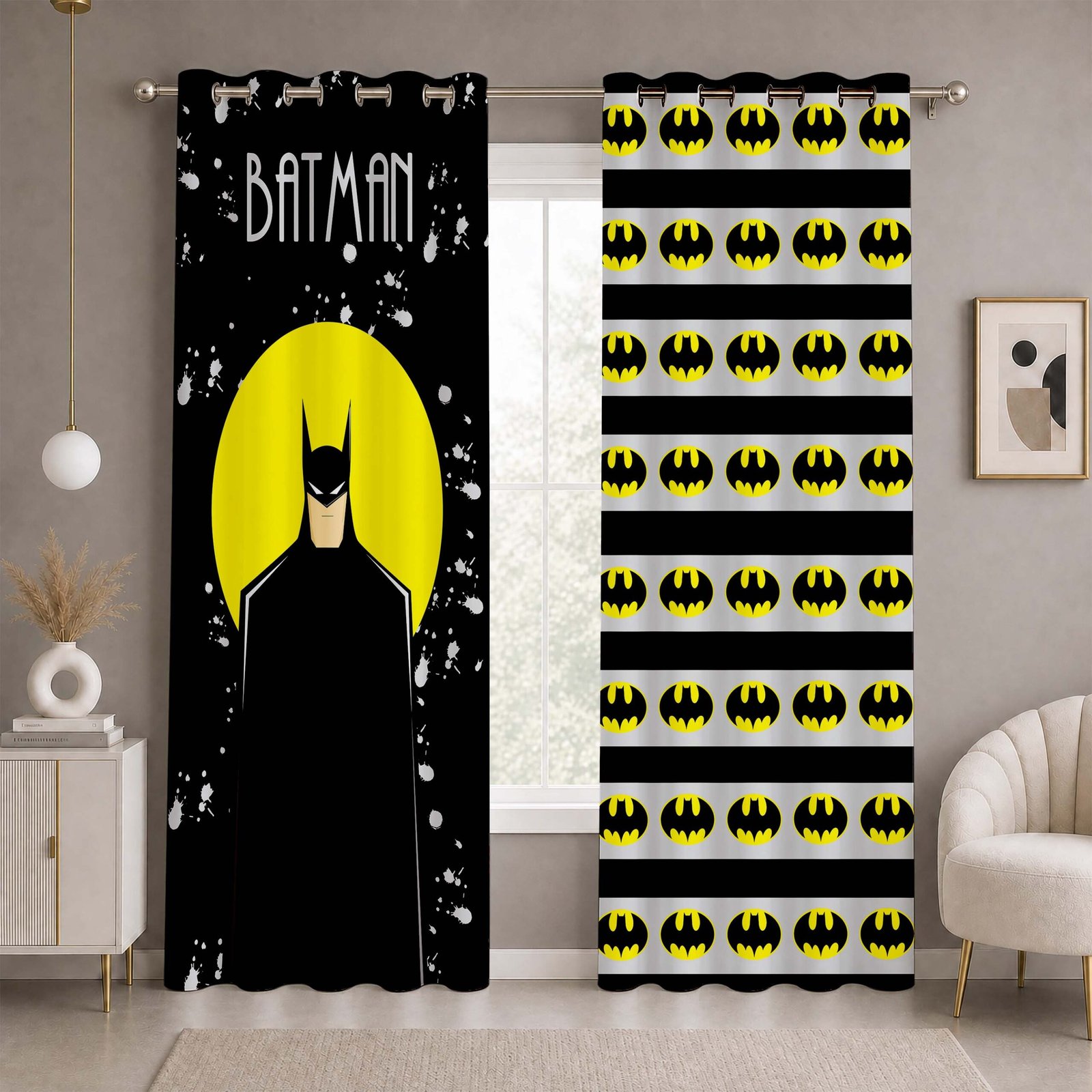27 ستارة قطيفة قطعتين dark batman - Image 1