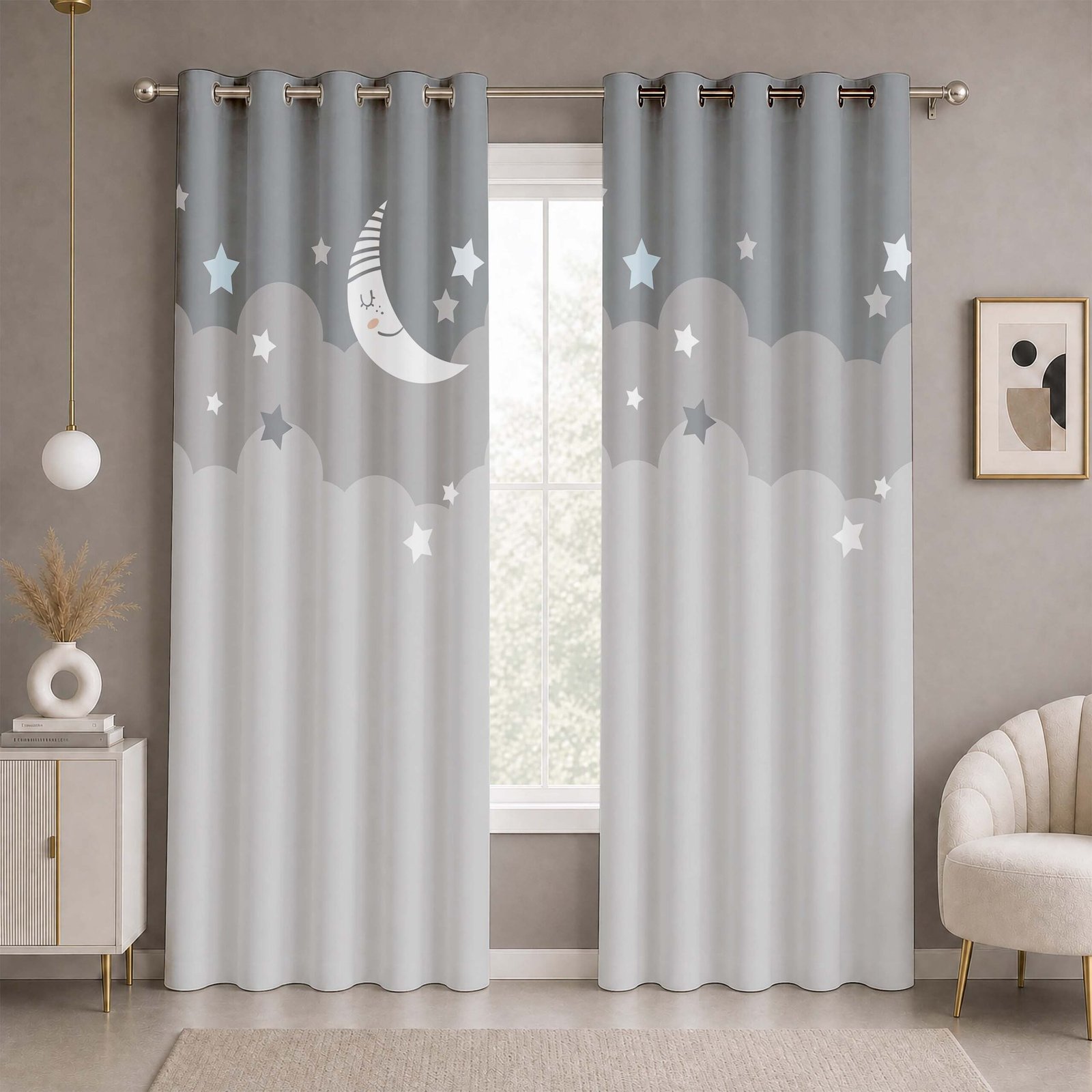 35 ستارة قطيفة قطعتين happy sleep - الصورة 1