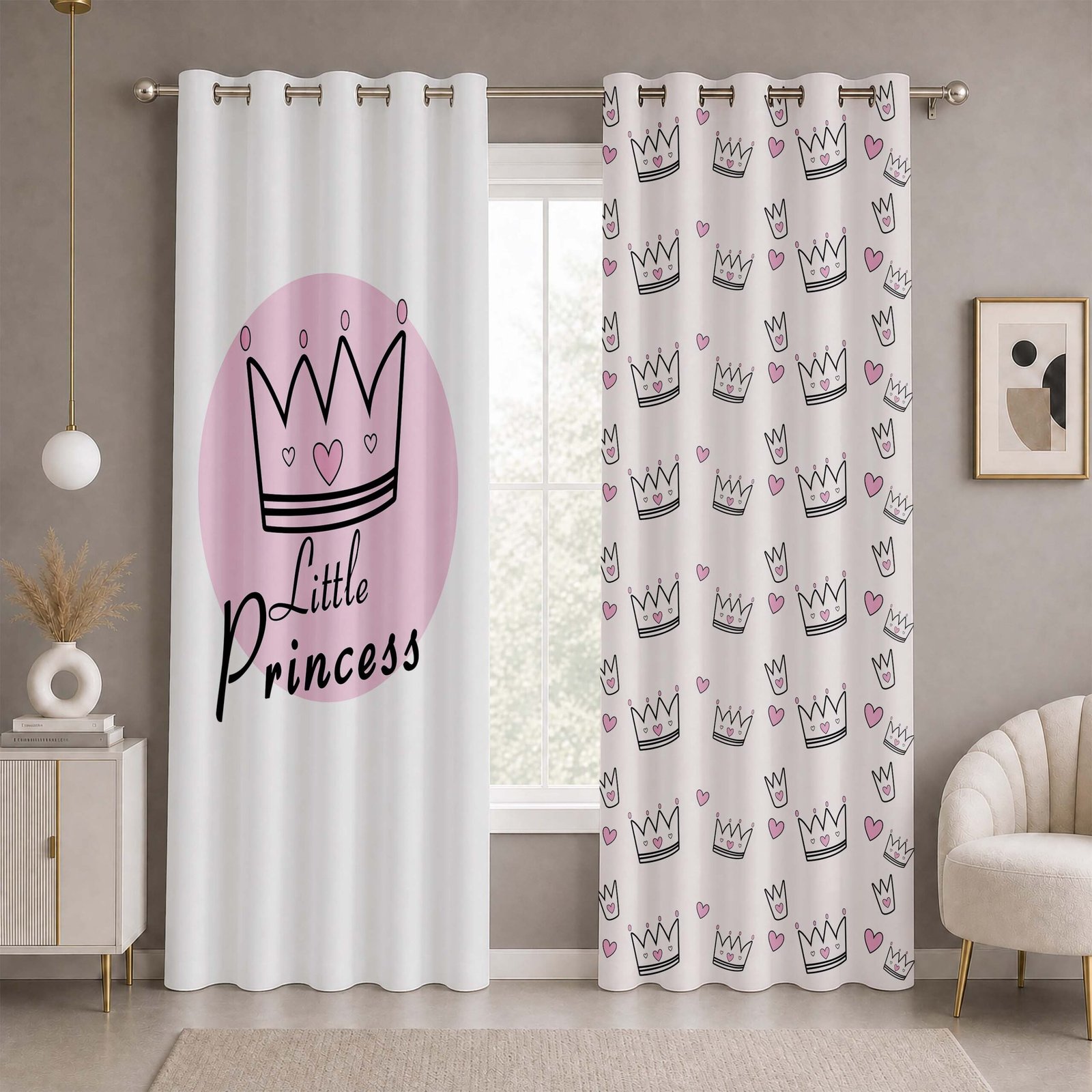 76 ستارة قطيفة قطعتين princess - الصورة 1