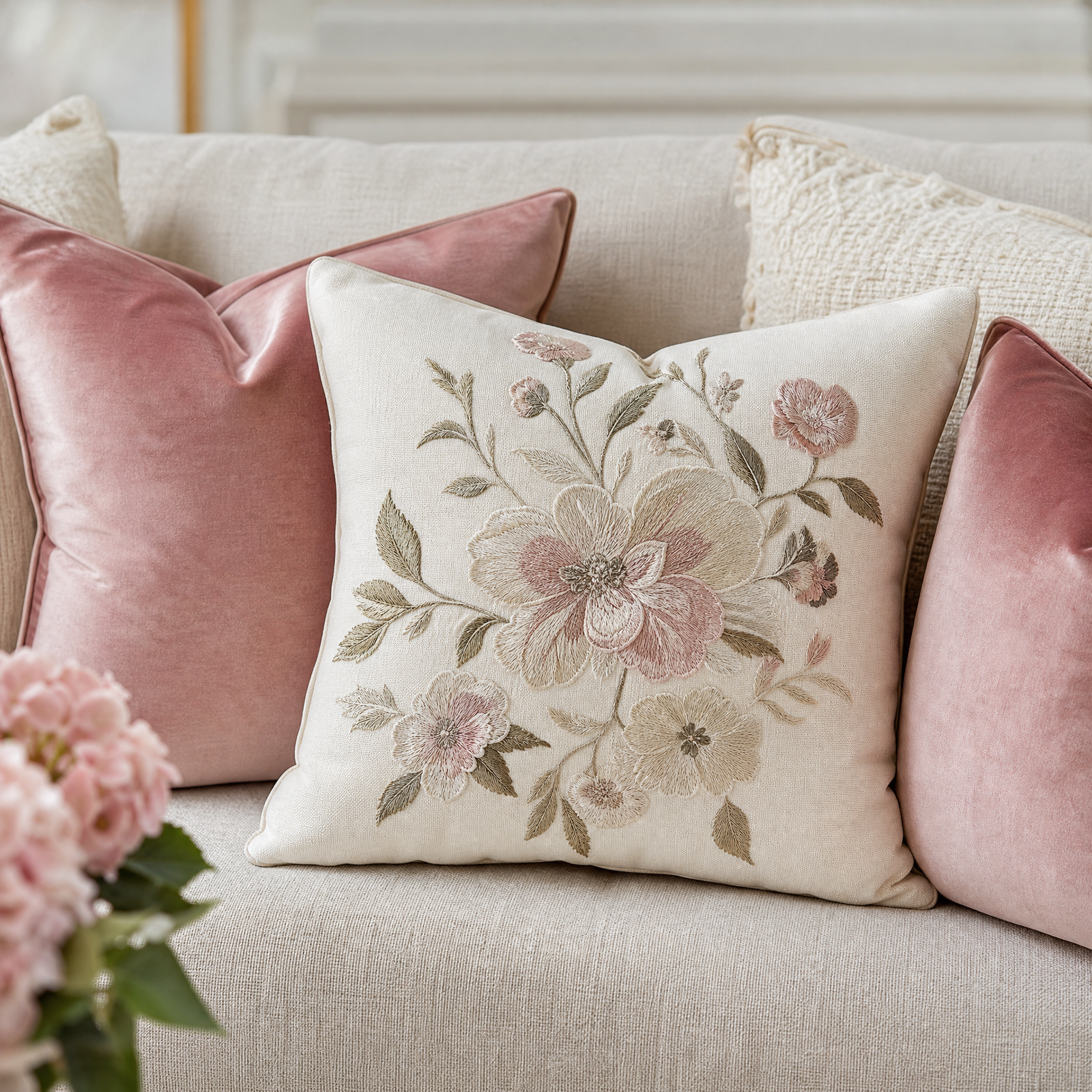 category-cushions-square (2) كوشن روز مطرز فاخر (نسخة) - الصورة 1